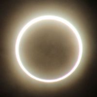 Eclipse annulaire de Soleil. Le jeudi 1er septembre 2016 à Pleumeur-Bodou. Cotes-dArmor.  10H00